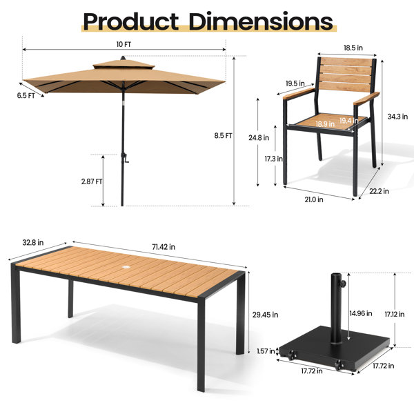 Dimensions du produit
