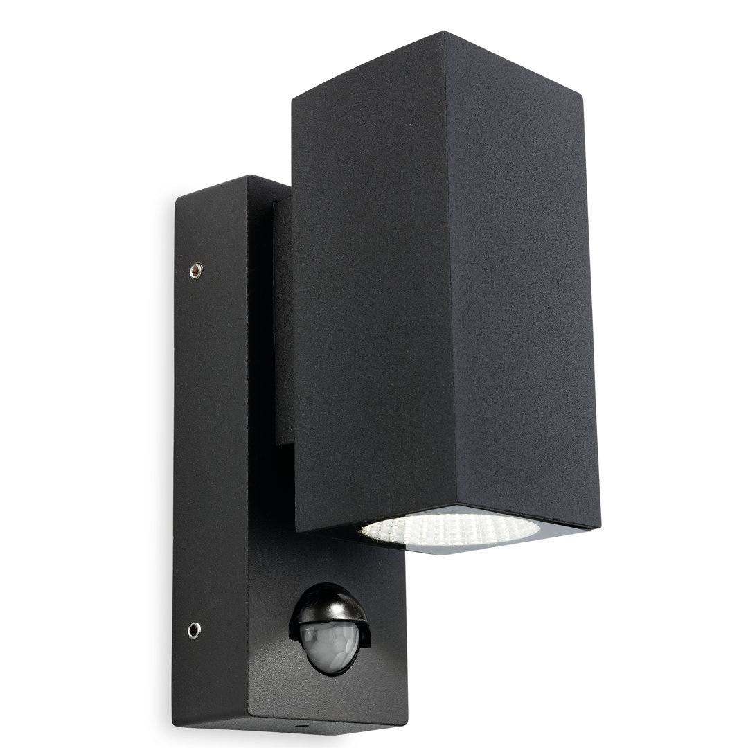 Javon Graphite 2 - Bulb 16" H Integrated LED Outdoor Armed Sconce