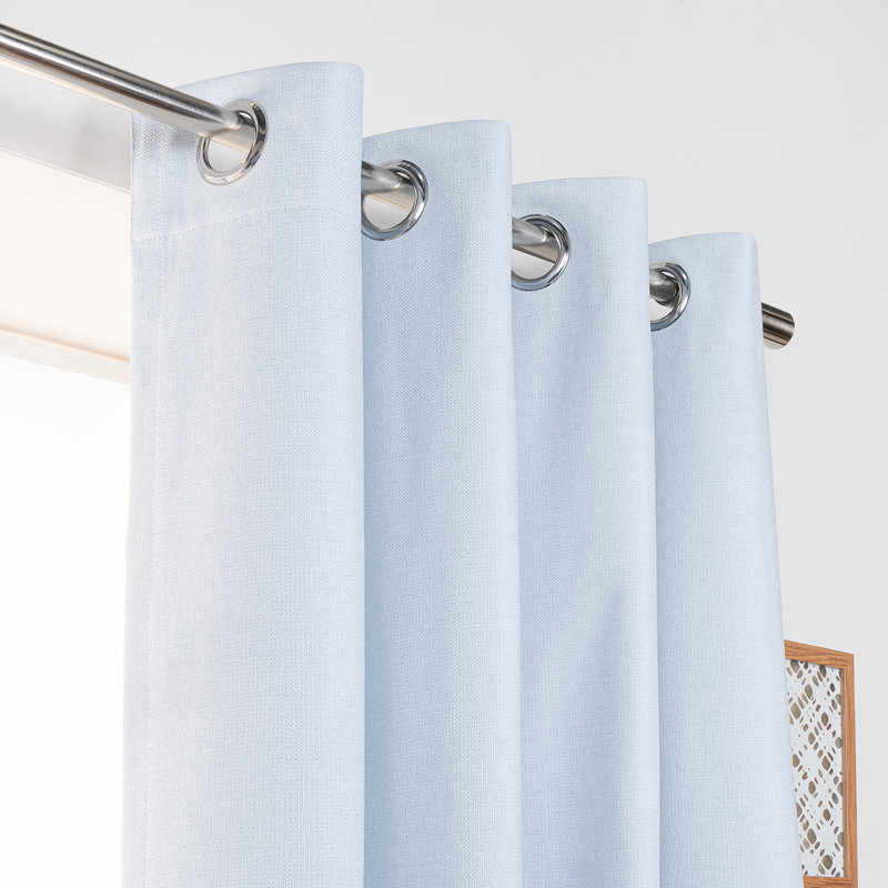 Shannetta Blackout Curtain Panel Pair, Iceblue, 52" W x 84" L
