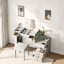 Bureau de coiffeuse 3 en 1 avec miroir rabattable, éclairage à DEL, tiroirs, compartiments de rangement du milieu et tablette à 3 couches-563677557