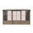 Gazebo Penguin Florence Wall Mounted Solarium 10 Ft x 12 Ft Metal Roof In Sand-63415569-91327406