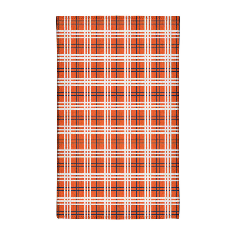 Tapis à carreaux orange, Rectangle 3 pi x 5 pi