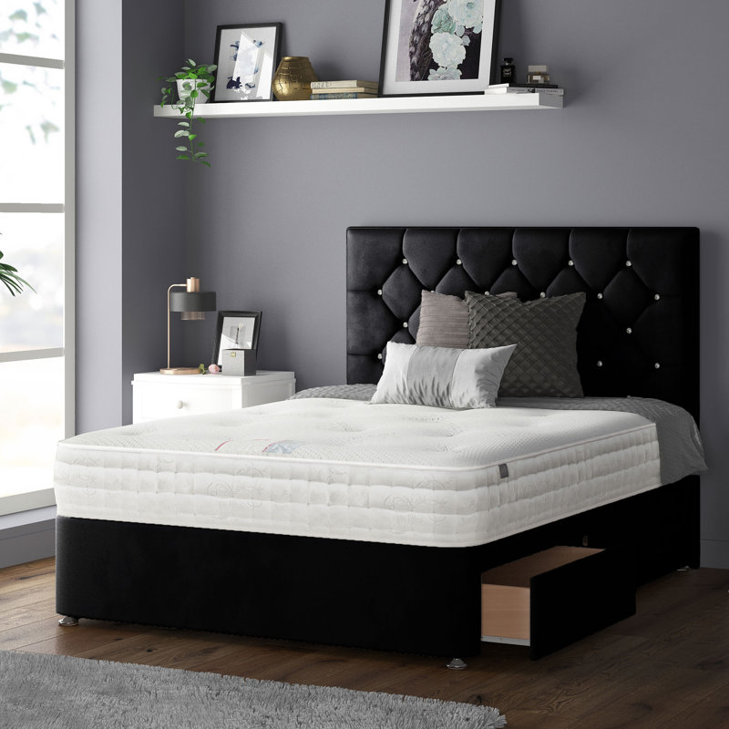 Farallones Upholstered Headboard, Black, Single (3')