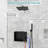 Single Handle 2-Spray Luxury  Shower Faucets & Systems 2.0 GPM With Built-In Niche Drip Free Hand Shower Head-107486633