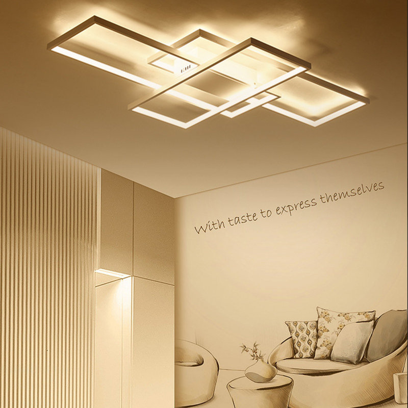 Semi Flush Mount, White