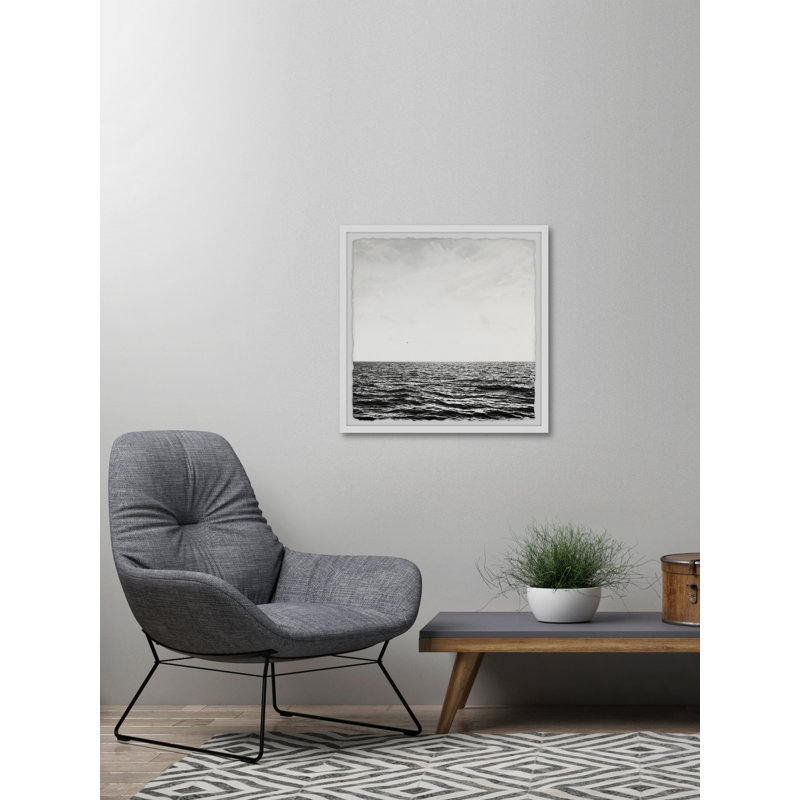Infinite Ocean - Single Picture Frame Print, 45cm H x 45cm W x 3.81cm D