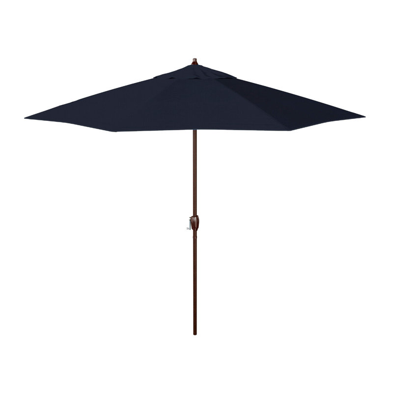 Parasol de marché 9 pi Jelks, Spectre indigo
