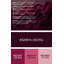 Abstrait couleur champ 14, art mural en métal mauve-366507140