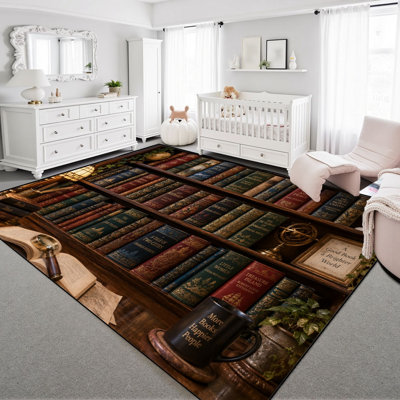 Faux Fur Abstract Rug