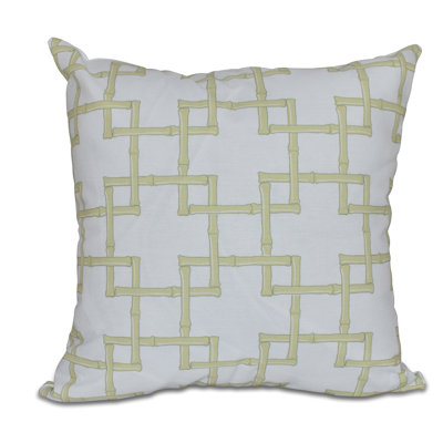 Botanical Blooms Geometric Pillow Cover & Insert