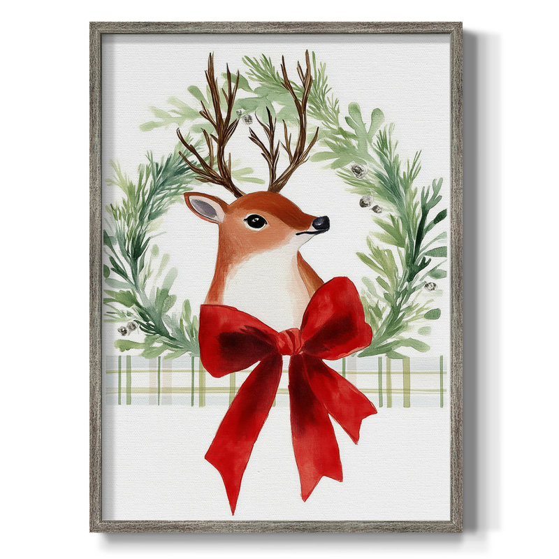 «Christmas Holiday Art XC», reproduction encadrée - bois massif, H 11 po x l 9 po