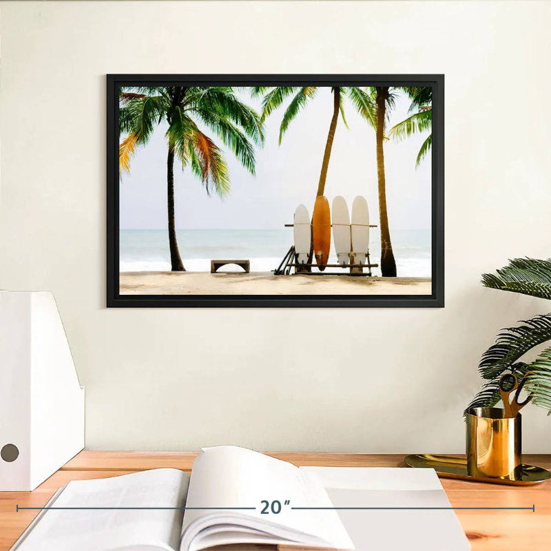 Configuration de la planche de surf, Cadre flottant noir, 13 po x 9 po