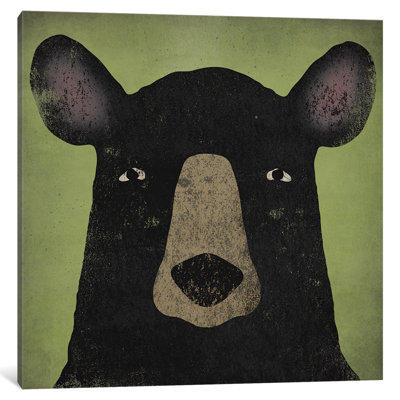 Ours noir - Impression sur toile