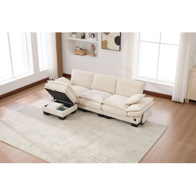 Canapé modulaire rembourré Comfy