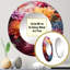 Miroir mural rond en aluminium Lonston