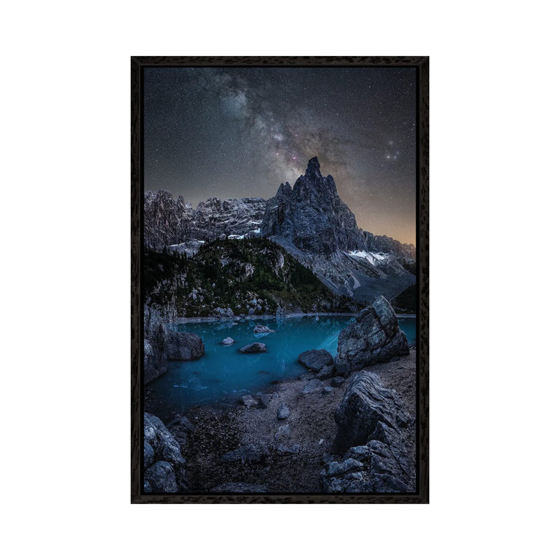 Sorapis by Fabio Antenore - Print on Canvas, 152.5 cm H x 101.5 cm W, Black Framed