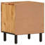 Belaire 40cm W Iron Bedside Table