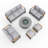Areefa 9 - Person Patio Conversation Set with Cushions-623477617