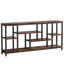 Table d'appoint attrayante, canapé rustique, console
