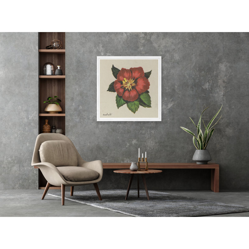 Moulton Collection " Red Blossom ", White