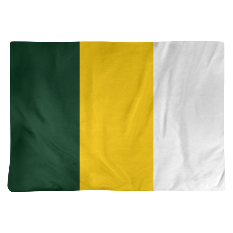 Récapitulatif de 18 po Waco Football, Vert / Jaune moyen, Sergé de coton