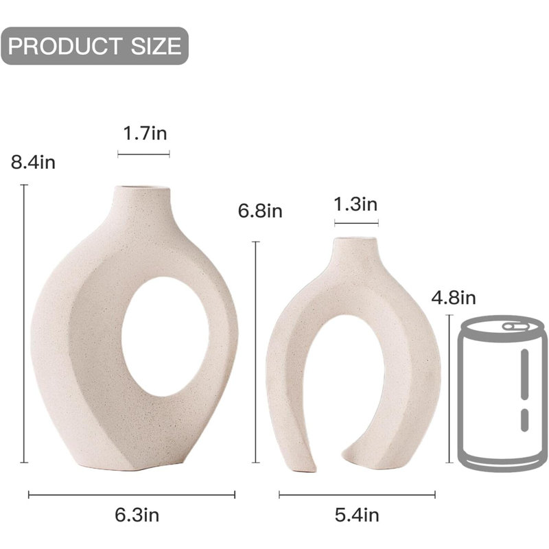 Nestled In A Hollow Ceramic Vase, White