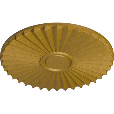 Médaillon de plafond Shakuras de 19 3/4 po x P 1 3/8 po (pour auvents jusqu'à 5 po)