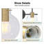 Luminaire de meuble-lavabo avec abat-jour transparent-1233295940-1233295938