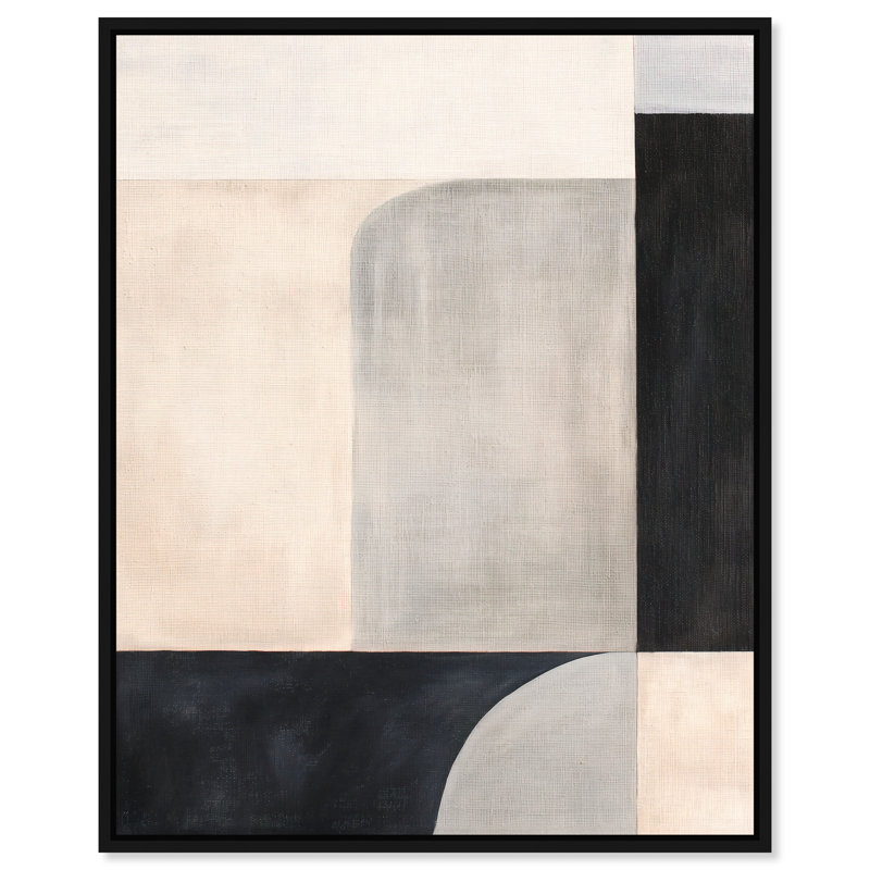 Midnight Sepia III Canvas Abstract Print by Oliver Gal, Black Frame, 16 x 20, 21"H x 17"W, Black Frame