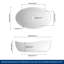 Lavabo vasque de salle de bain 24 po Wavy