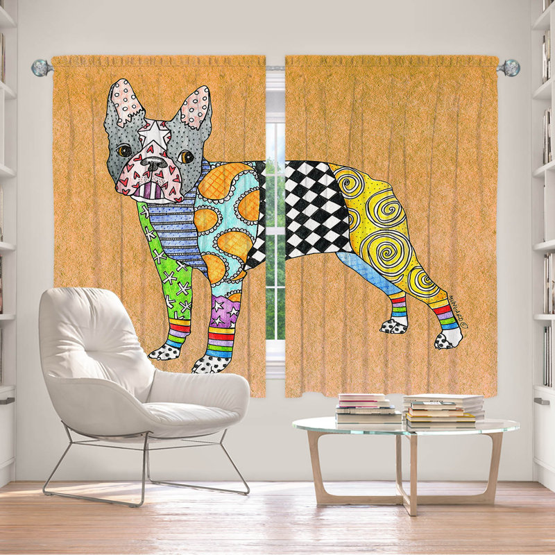 Abberger Room Darkening Curtain Pair, 40" W x 52" L