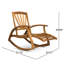 Chaise berçante inclinable résistante aux intempéries avec repose-pieds rétractable, idéale pour la détente en plein air et la durabilité.-1893635394