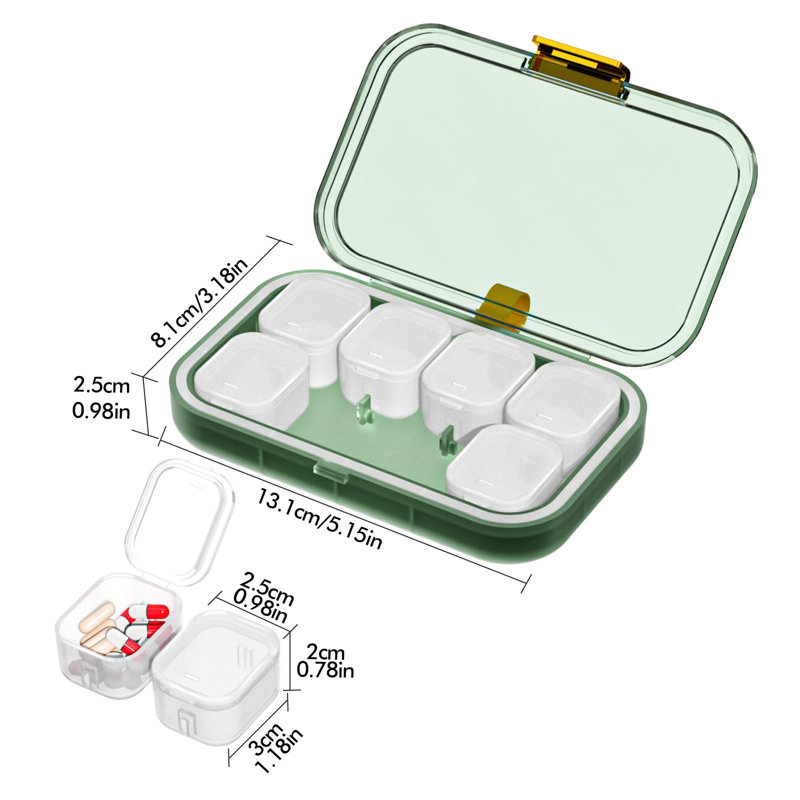 Organisateur de pharmacie à 3 niveaux - Armoire à pharmacie portable avec poignée en plastique, boîte médicale polyvalente avec boîte à pilules, trousse de premiers soins vide pour la maison