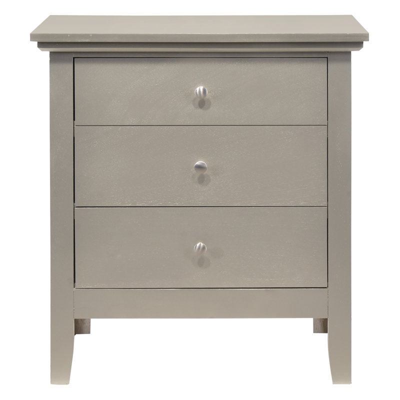 Chic Champagne Nightstand