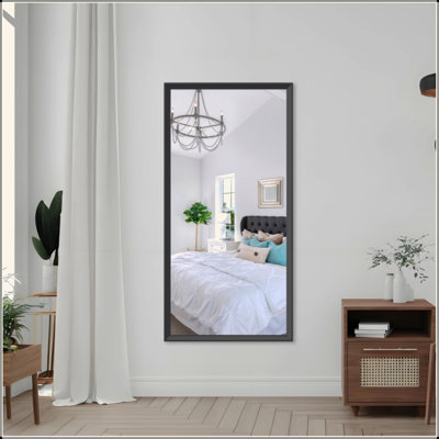 Miroir de salle de bain rectangulaire surdimensionné moderne pour salle de bain