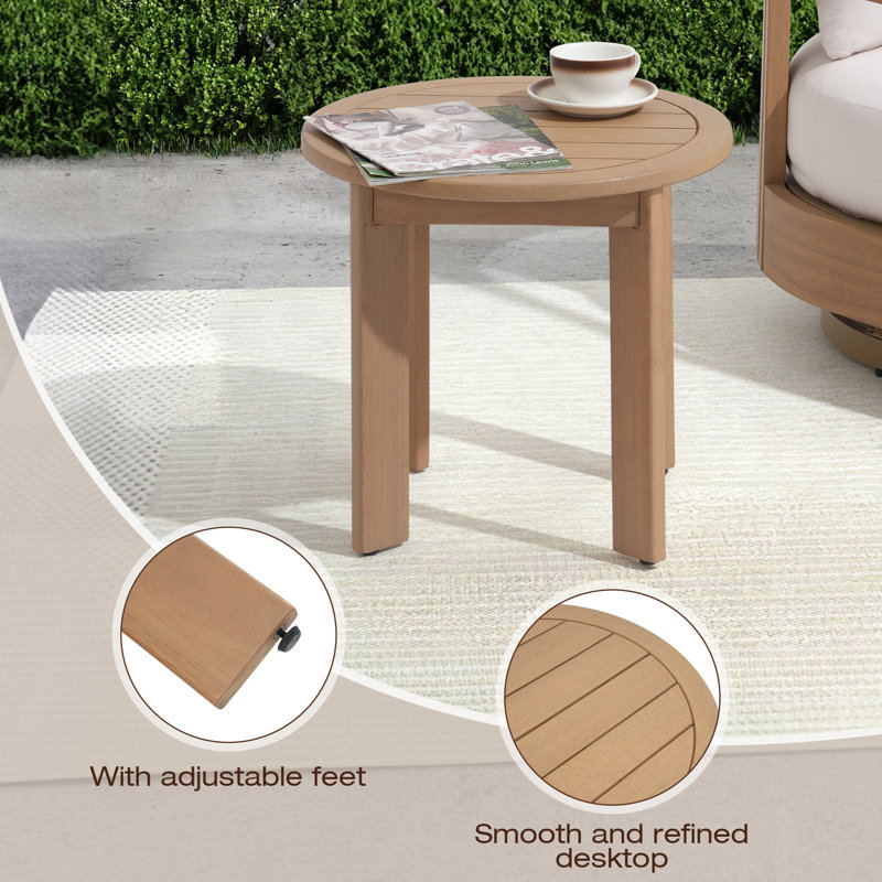 Frances Eucalyptus Patio Side Table