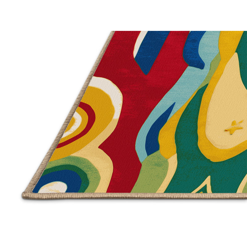 Spirited Jive Rug, Rectangle 6' x 9'