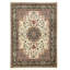 Hand Knotted Wool Oriental Area Rug in Ivory And Green