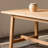 Takarah Ash Solid Wood Top Dining Table-1450339433