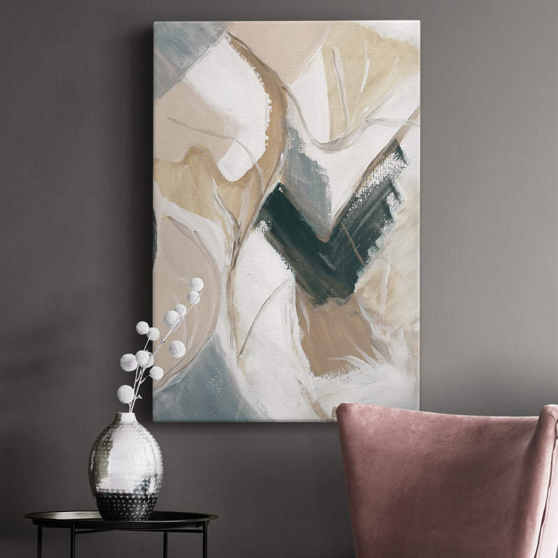 Marble Lines II - Reproduction de photo sur toile simple, H 27 po x l 18 po x P 1 po