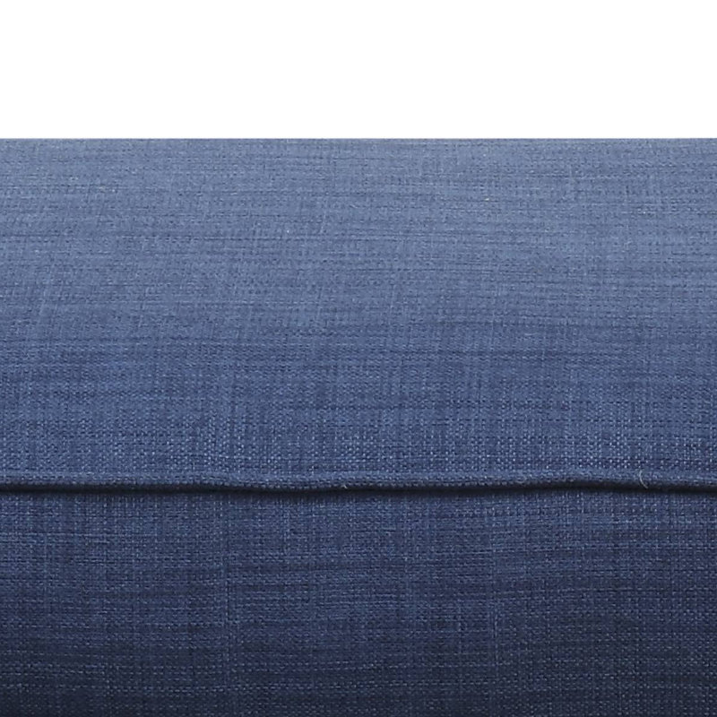 Damira Upholstered Ottoman, Blue