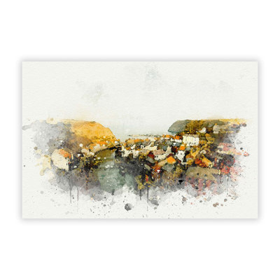Staithes In North Yorkshire - No Frame Print
