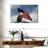 Brampt Perched Eagle American Flag-108692365