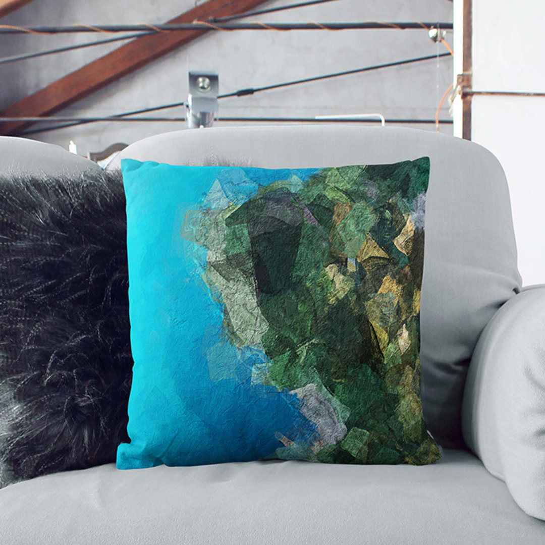 Forest by the Lake Cushion with Filling