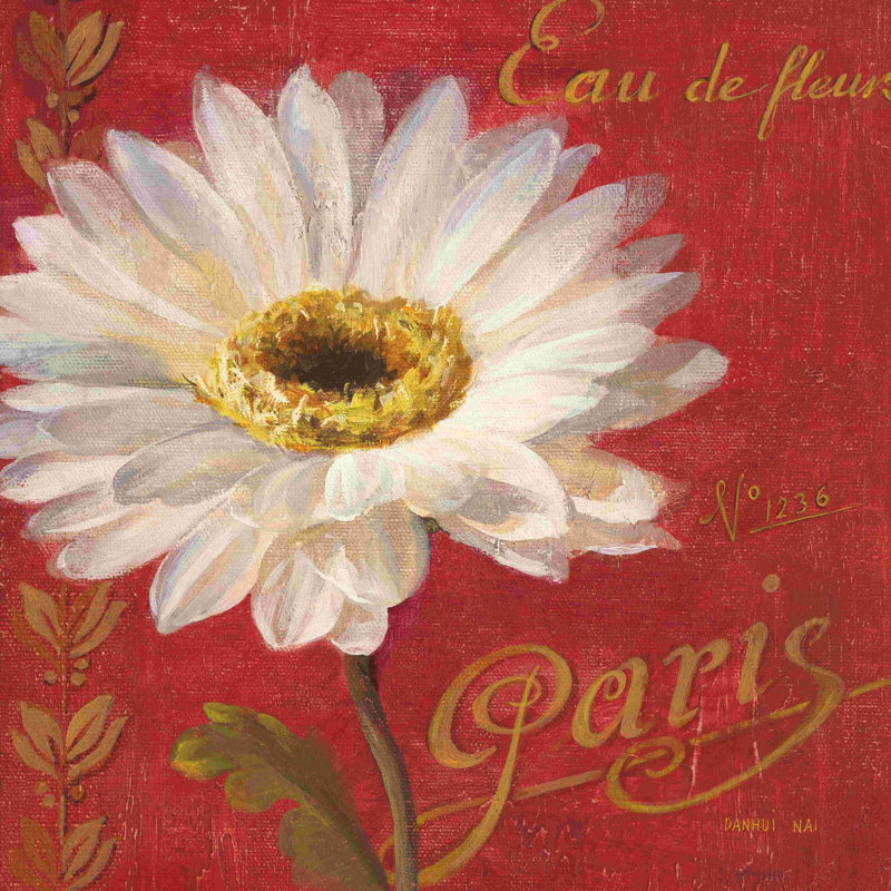 Fleur de Paris I, H 12 po x l 12 po
