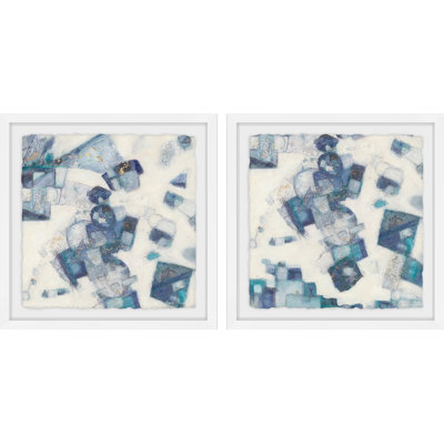 'Fantasia Diptych' 2 Piece Framed Print Set