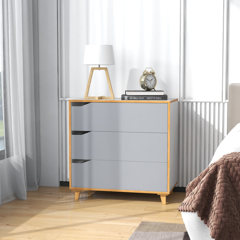 Saigo 75cm W 3 - Drawer Chest of Drawers