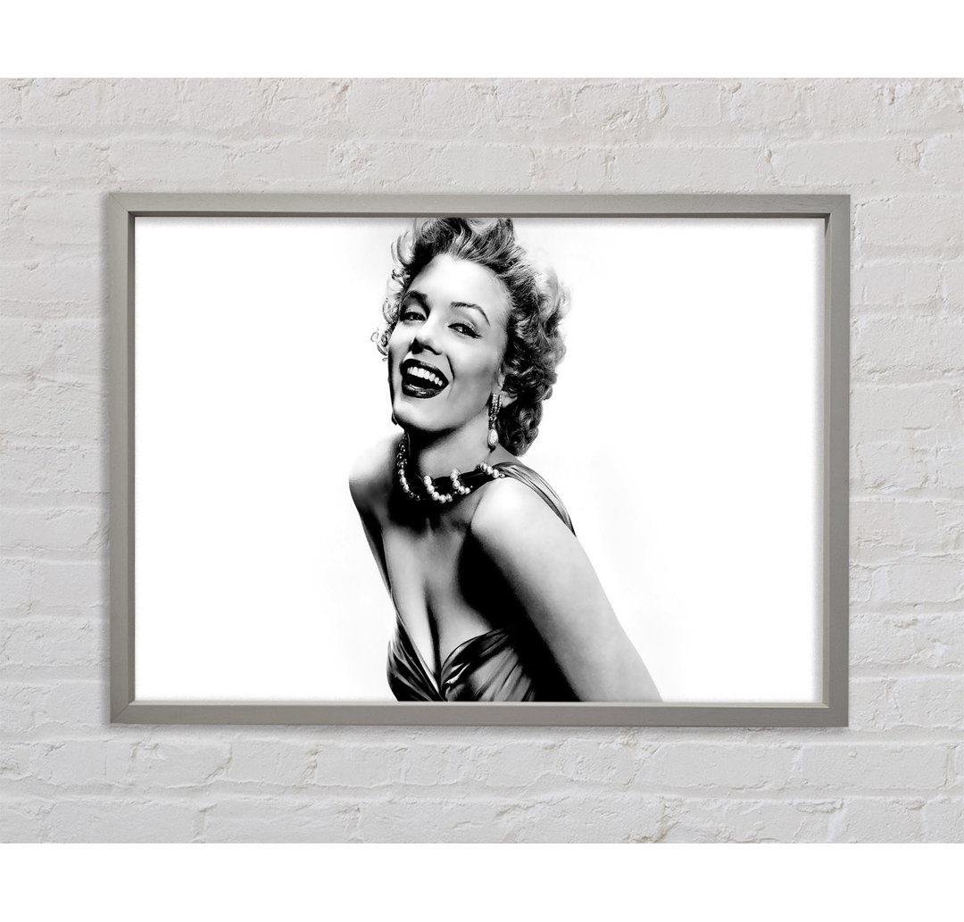 Marilyn Monroe 4 - Einzelne Bilderrahmen Kunstdrucke auf Leinwand