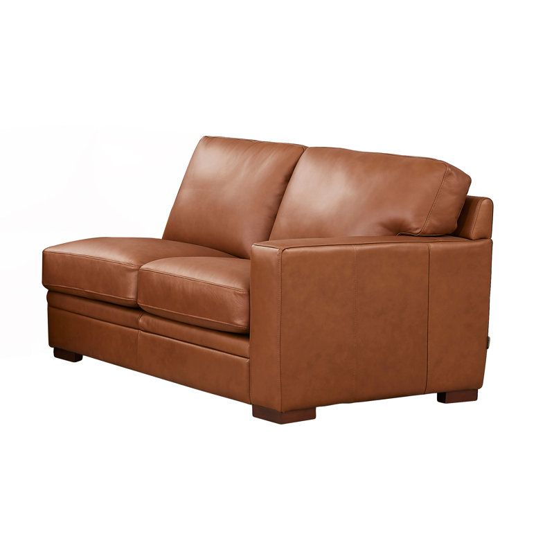 Causeuse en cuir fleur Dillon
