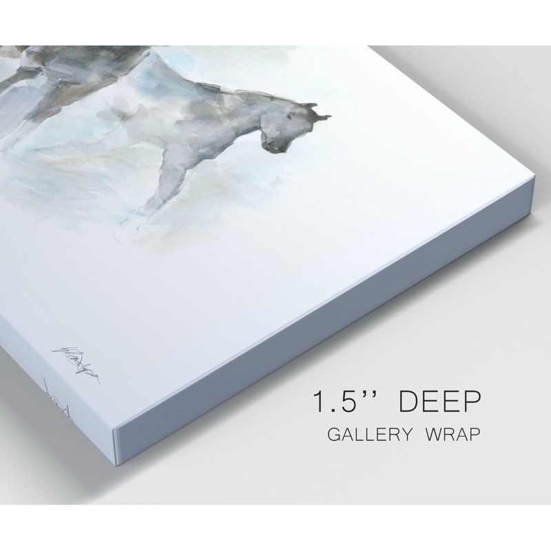 « Run Free I »-reproduction sur toile tendue, H 48 po x l 32 po x P 1 po